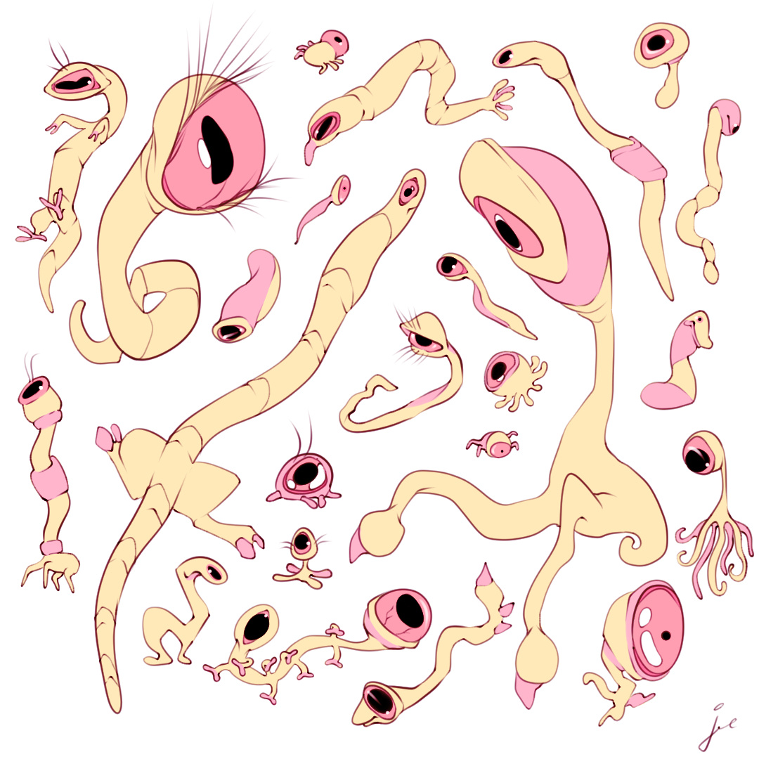 eye worms